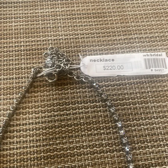 Sorrelli Crystal Crochet Statement Necklace & Bracelet. NWT
